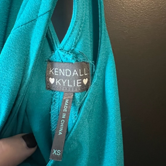 Vintage Kendall and Kyle Teal Dress - Picture 4 of 4